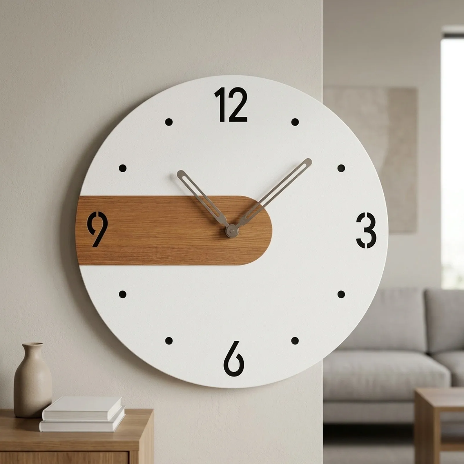 Wood Wall Clock Home Hang Clock Wall Clock Ornamental Clock 1pcs for acrylic Black Walnut Wood Household Decor Wall Clock