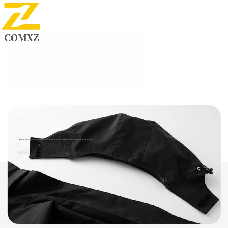 Outdoor Work Rainproof Jacket Men's Camping Adventure Waterproof Windproof Hooded Windbreaker 2025 Autumn Women Sports Outerwear