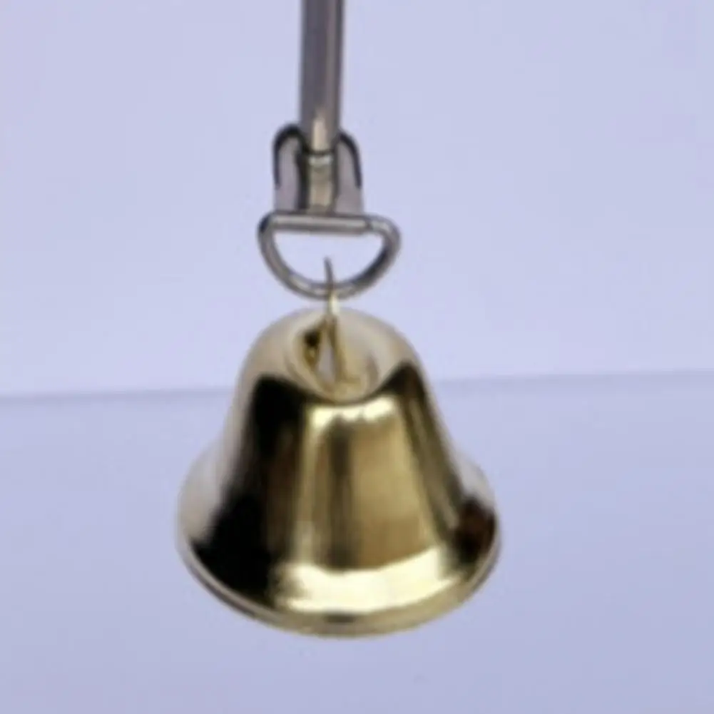 Candle Extinguisher Tool Bell Candle Extinguisher with Telescopic Handle Rotating Metal Tealight Snuffer Universal Candle Flame