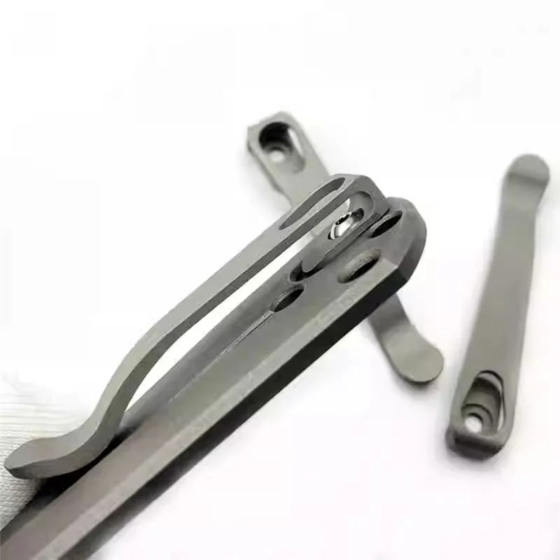 

【Hot Selling】CNC Titanium Knife Deep Carry Pocket Clip Back Clamp For CR Chris Reeve Umnumzaan Sebenza Knives CRK DIY Parts