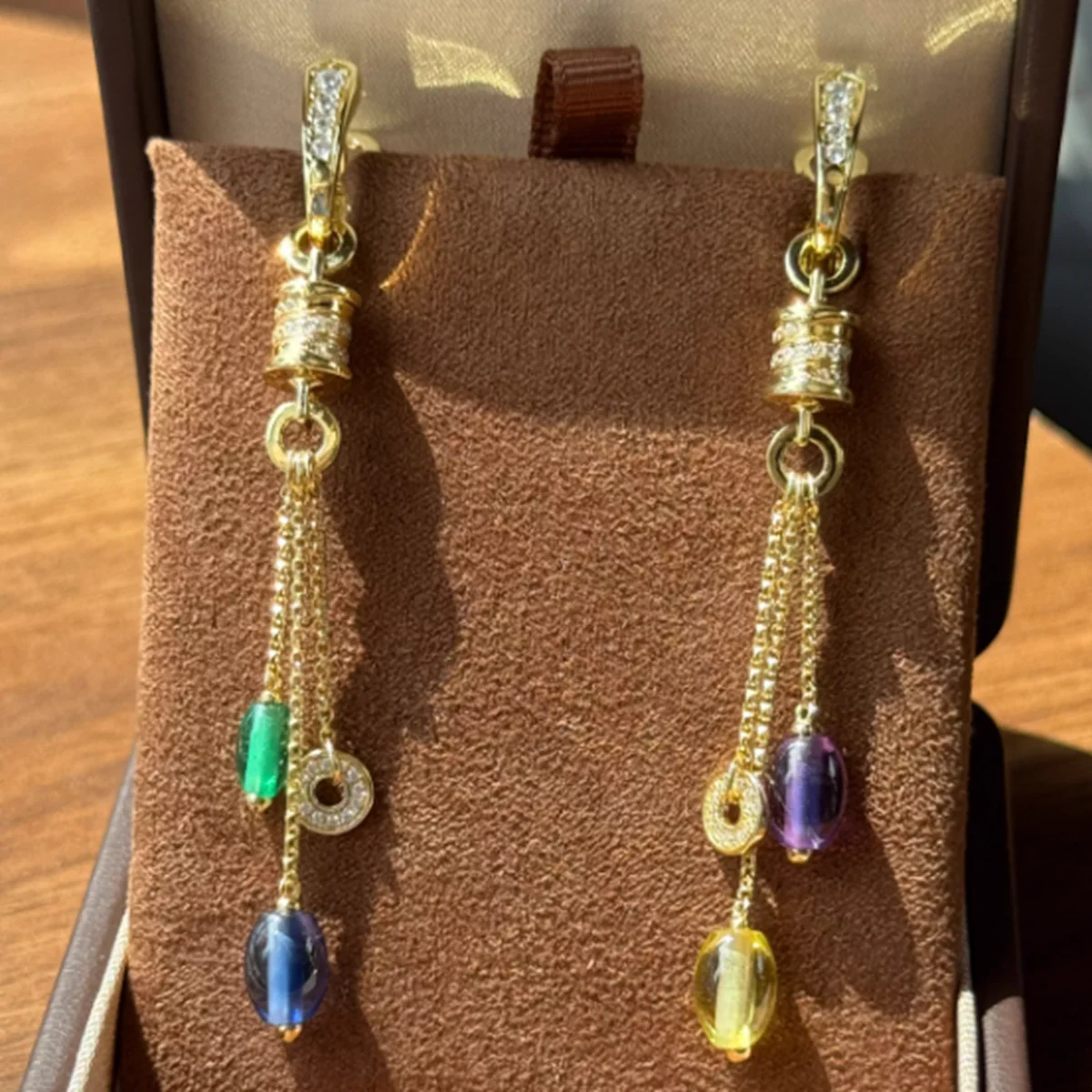 

KQDANCE Роскошные дизайнерские длинные серьги из стерлингового серебра 925 пробы с лабораторным желто-синим сапфиром, свадебные и помолвочные серьги с кисточками, новые висячие серьги