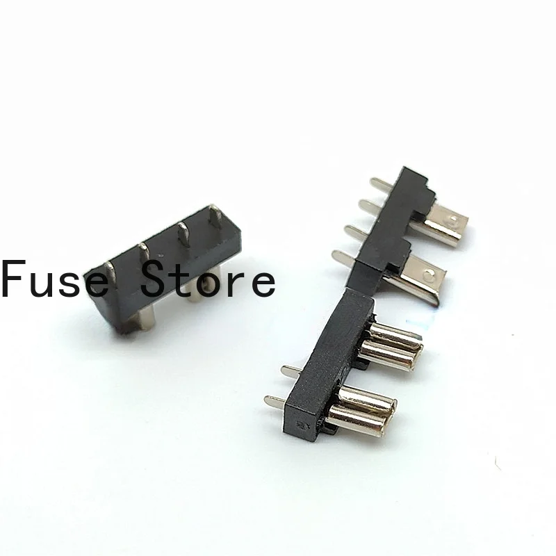 10PCS Large, Medium And Small Insert Car Fuse Socket PCB Board Insurance Seat Circuit  Conjoined  Black Plug Spring