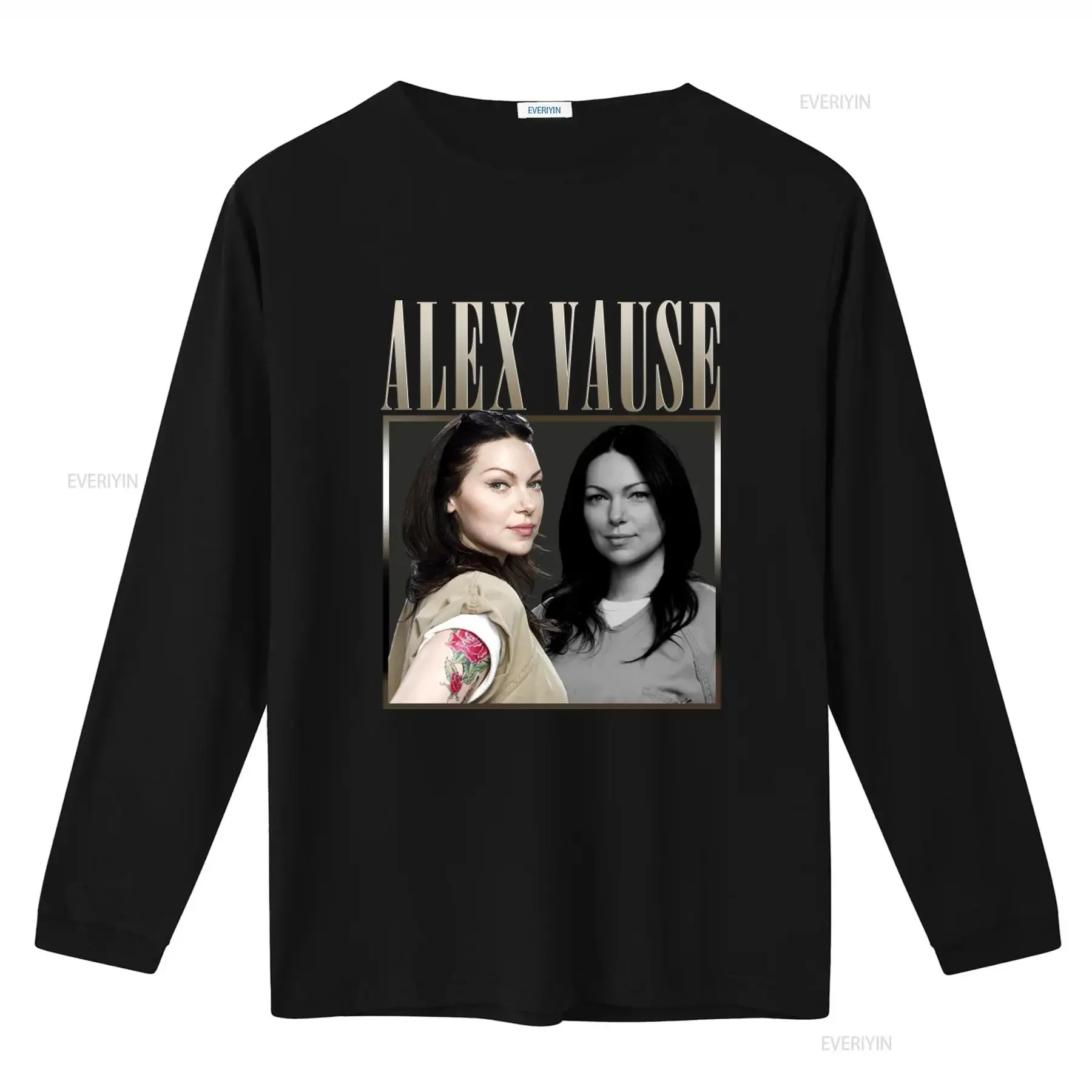 Alex Vause Vintage T Shirt 90s Style with Laura Prepon Design Retro Fashion for Women vintage Washed streetwear Comfortable