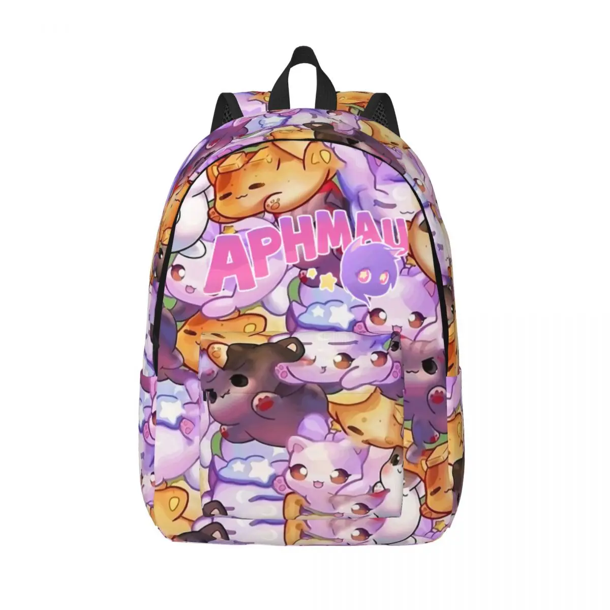 

New Aphmau Cartoon Backpack for Preschool Kindergarten School Student Anime Book Bags Boy Girl Kids Canvas Daypack Lightweight