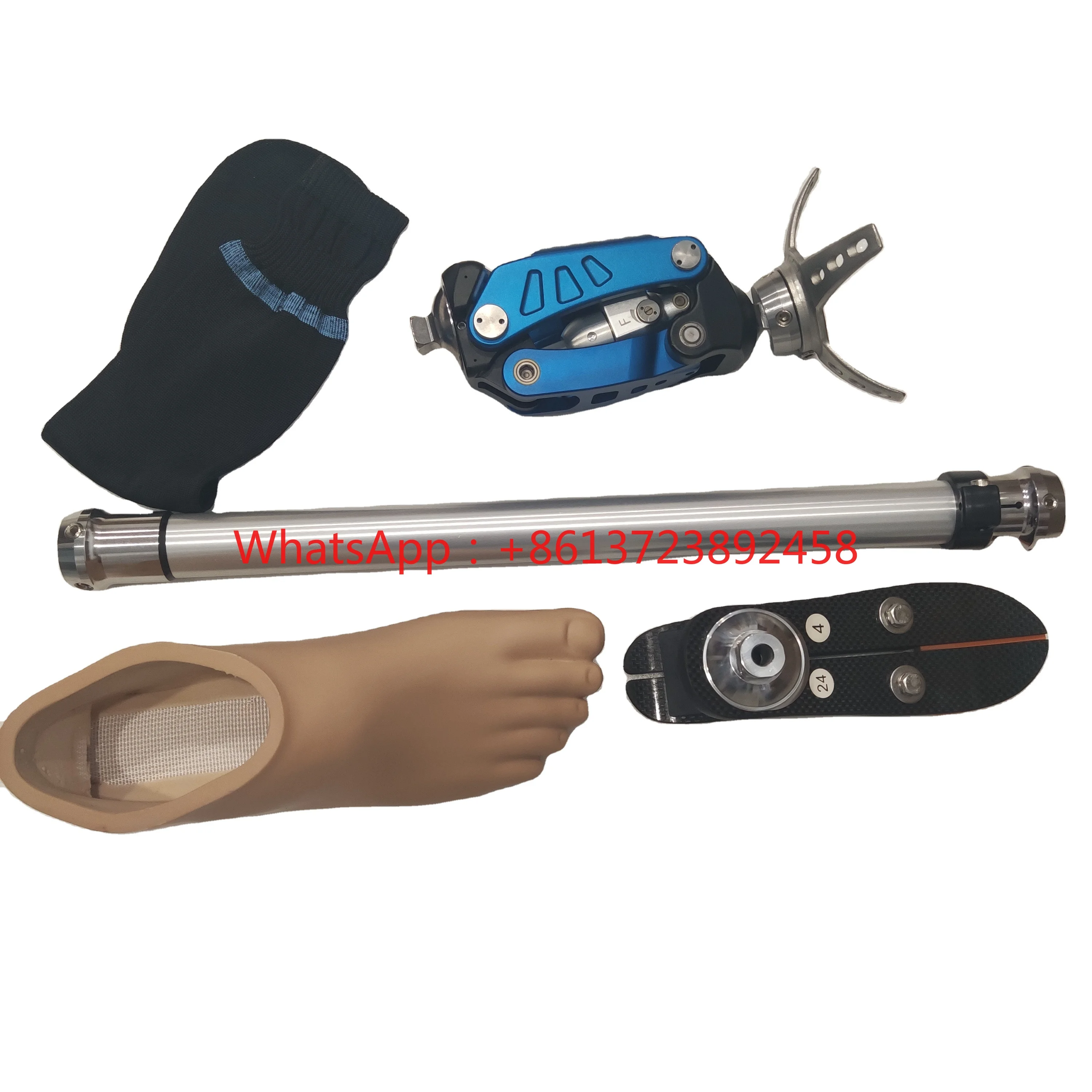 Artificial limbs prosthetic knee Four-link hydraulic knee joint knee prosthesis