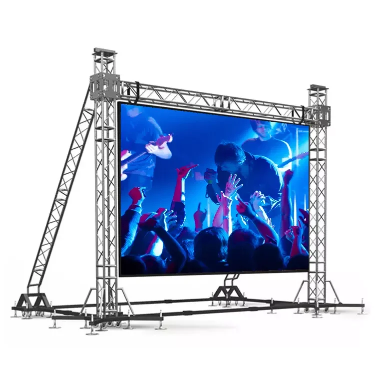 Outdoor Rental LED Display Waterproof P3.91 led video wall 500X500mm Aluminum Die Casting LED Cabinet