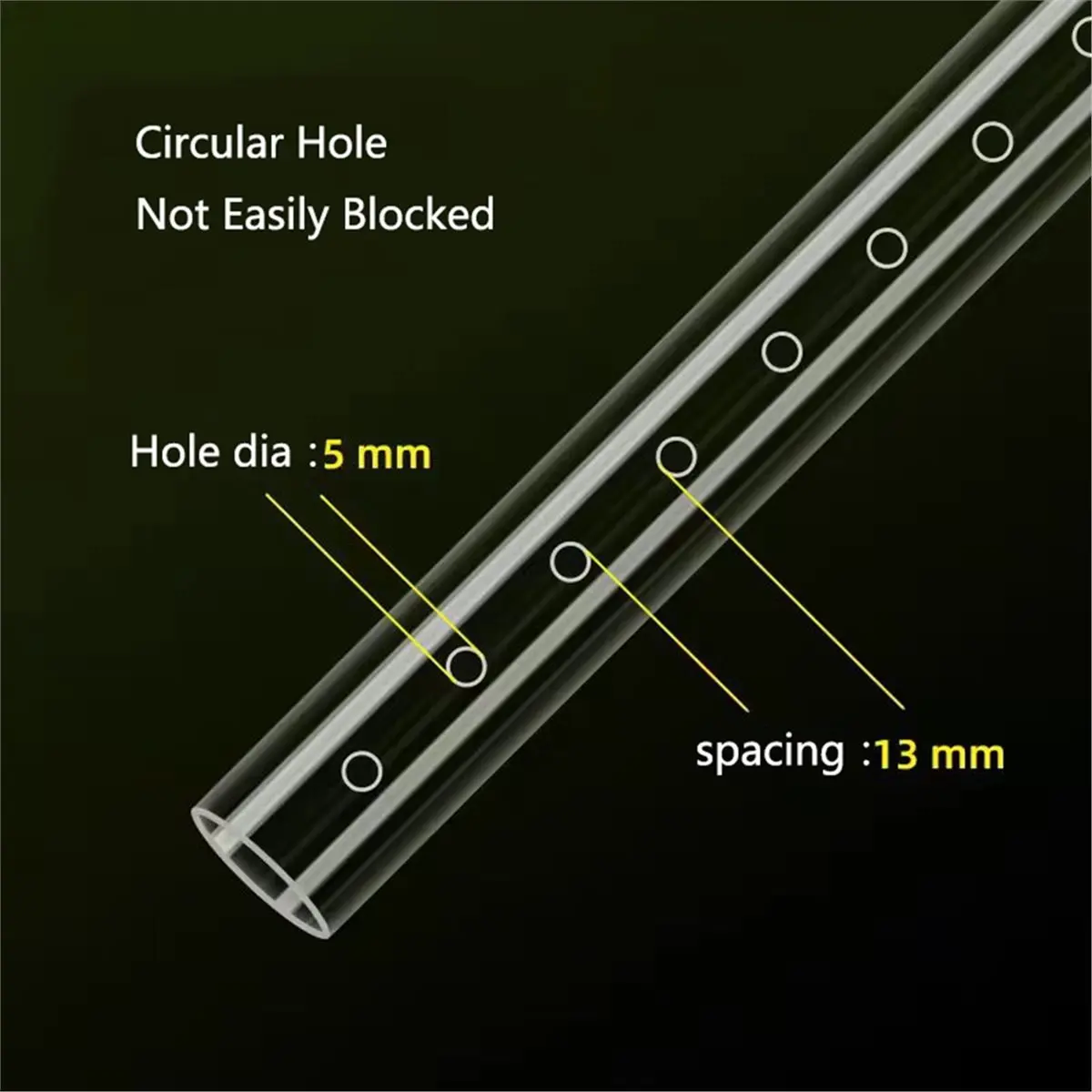 High Transparent Aquarium Filter Double Rain Bar Outflow Pipe Acrylic Rain Shower Outlet Tube Fish Tank Accessries