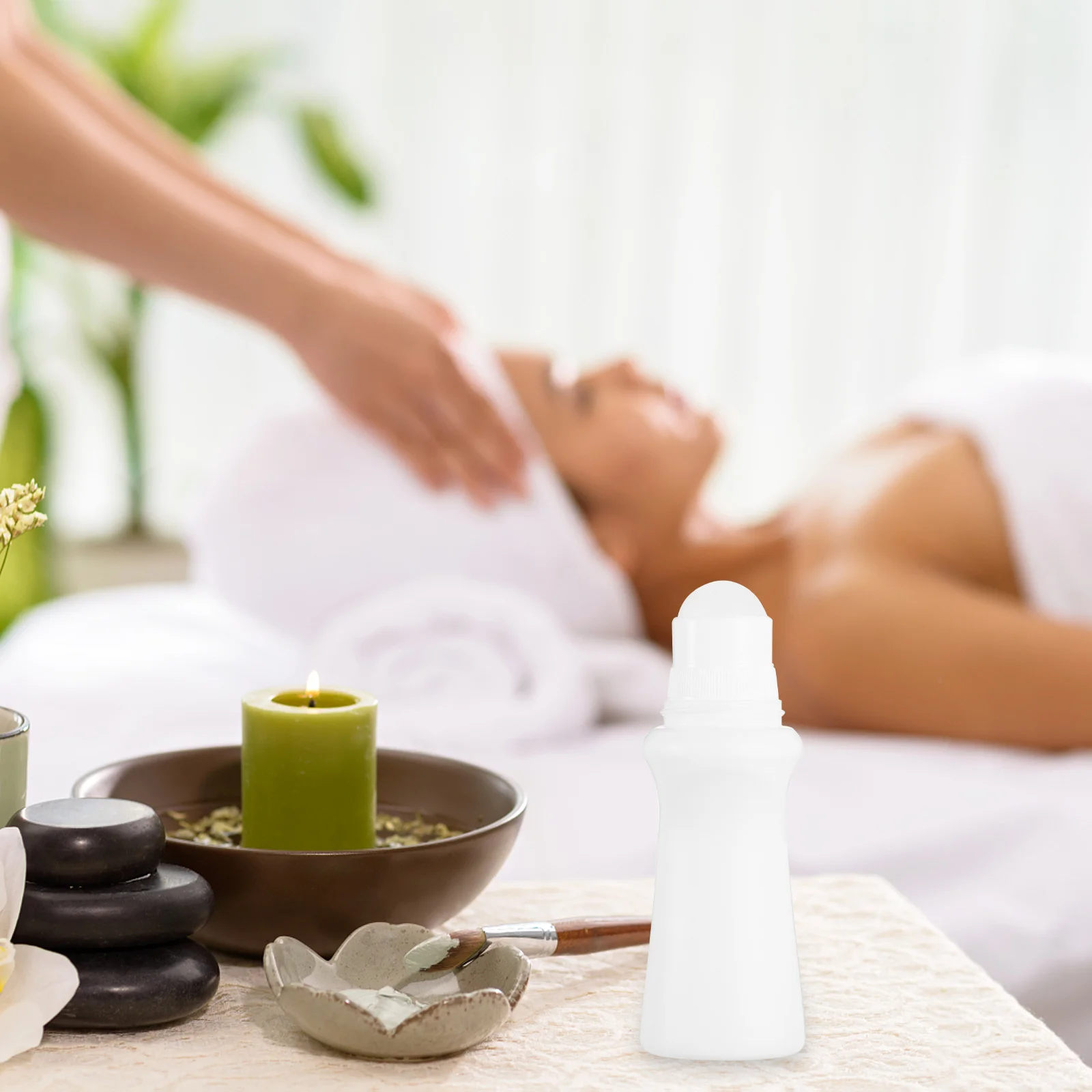 

8Pcs Plastic Travel Roller Bottles Essential Oil Empty Roll on Bottle Containers Refillable Perfume Dispenser Portable Set