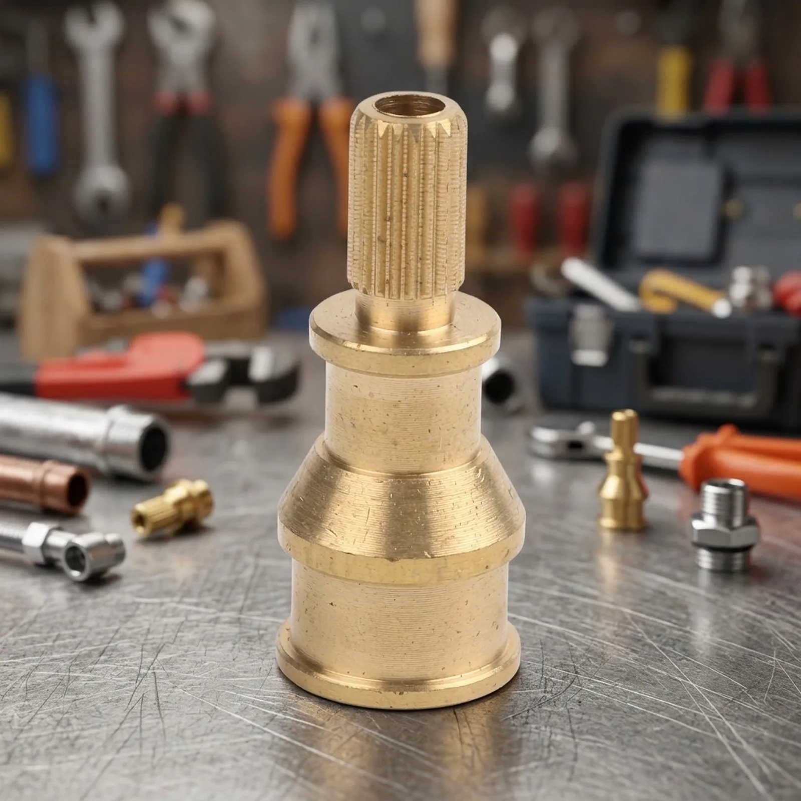 Extended Valve for stem Faucet Valve for stem For Faucet Repair 7.6mm Diameter Concealed Switch Handle Easy Installation For