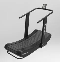 commercial gym equipment running machine commercial curved treadmill wooden curve treadmill