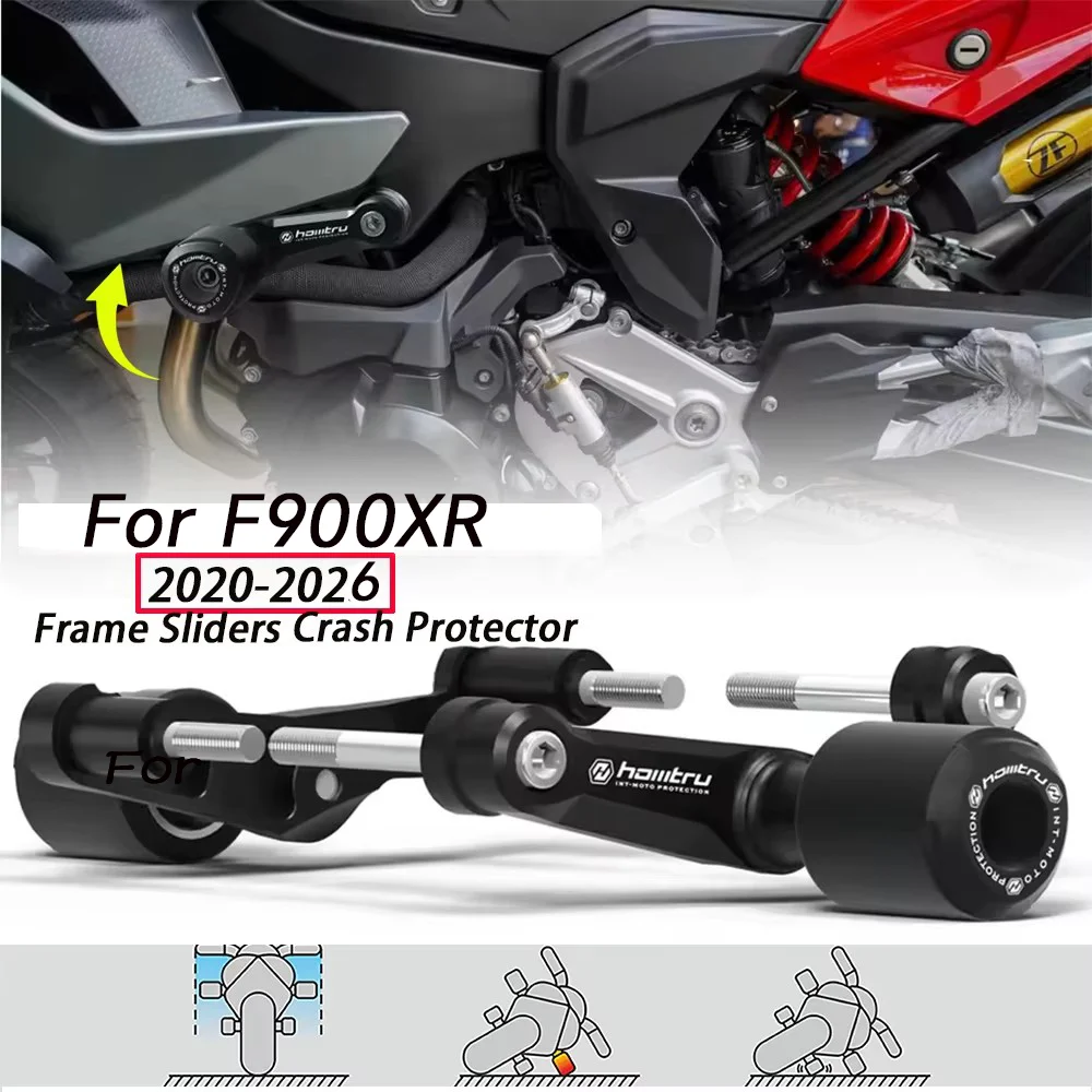 For Motorrad F900XR 2020-2026 Motorcycle Frame Sliders Crash Protector