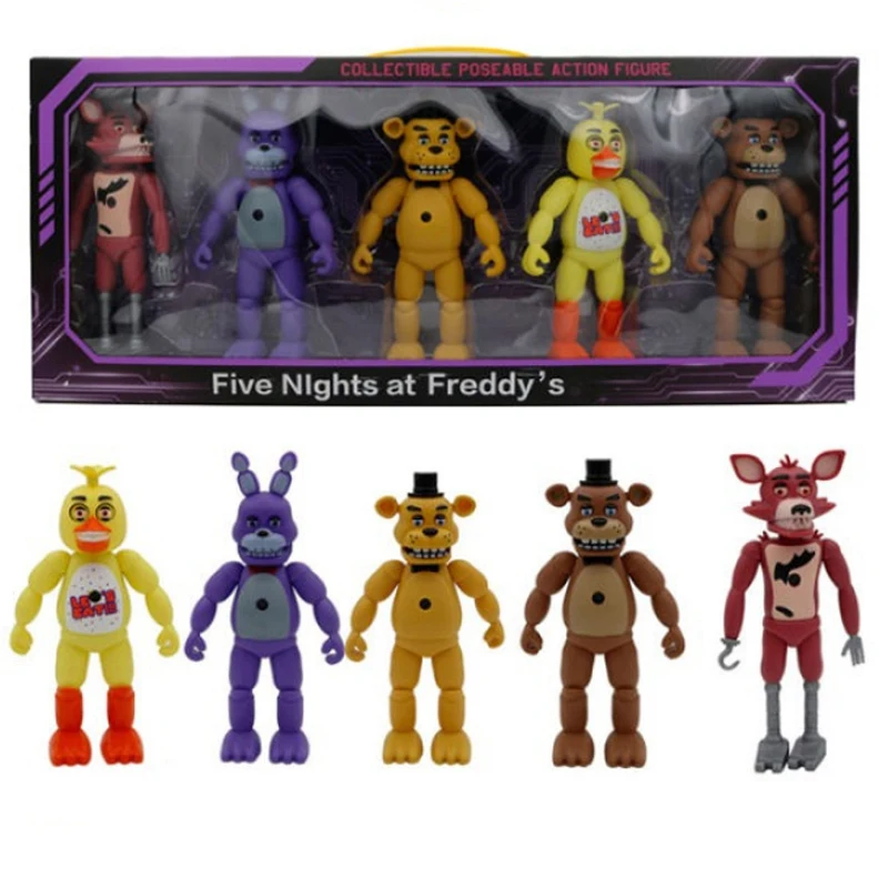 5Pcs/Set Fnaf Actio…