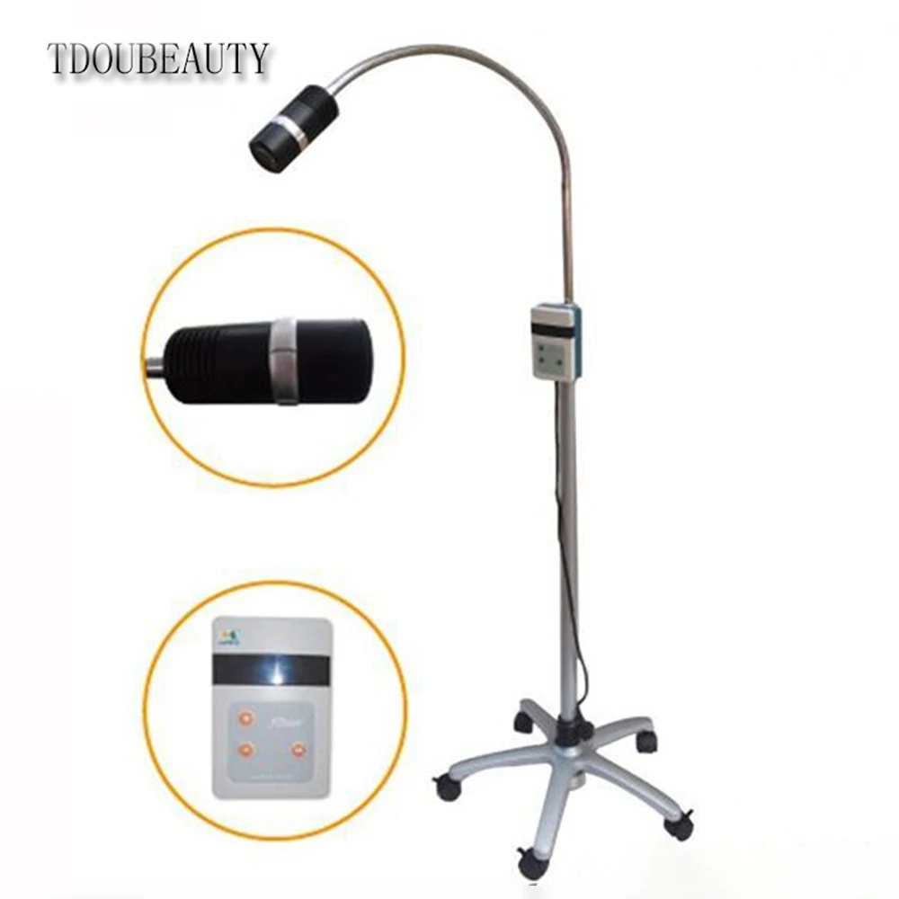 TDOUBEAUTY JD1200L 12W Mobile Movable Obstetric LED Exam Lamp Halogen Light - Medical Grade Portable Lighting Solution