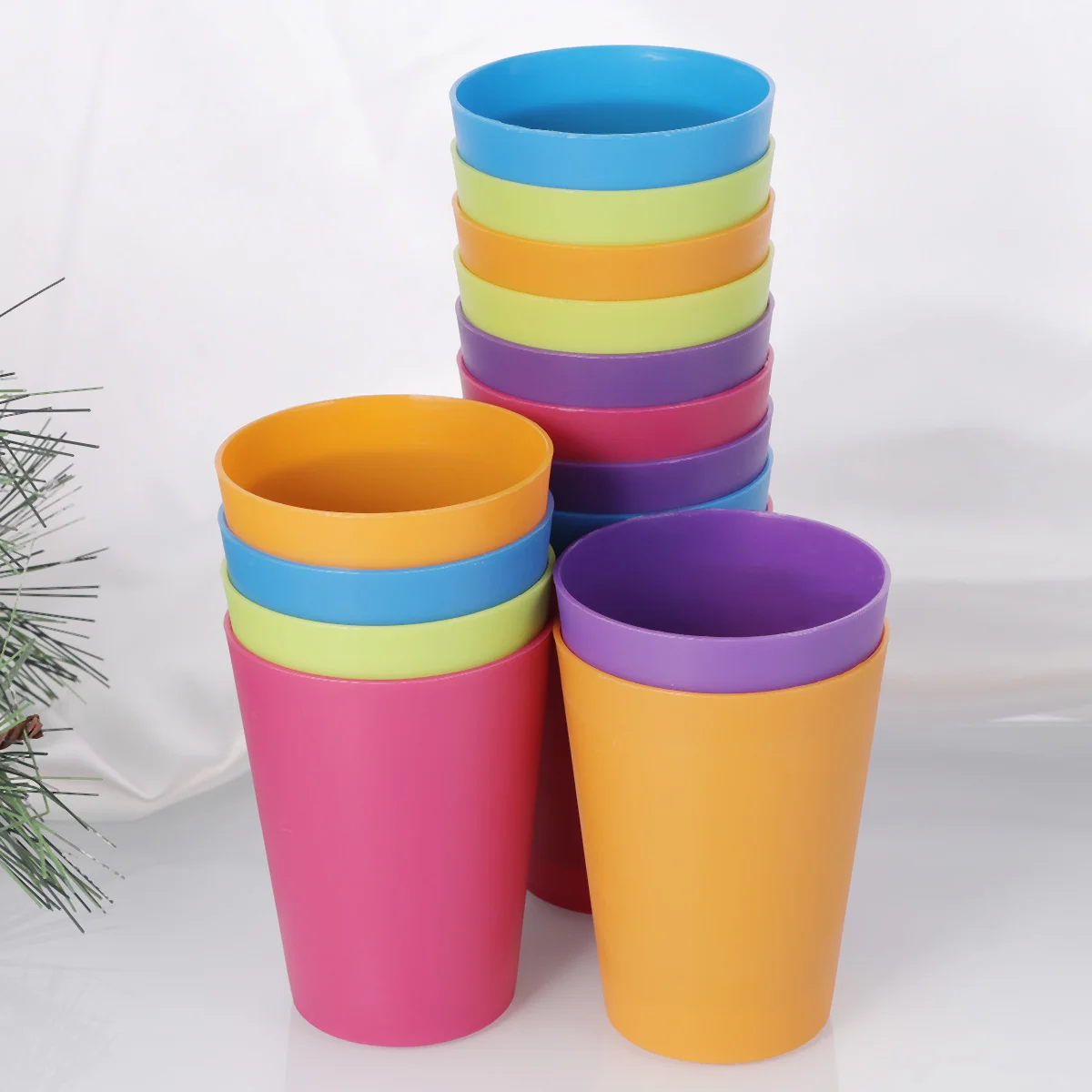 

15 Pcs Party Supplies Beer Drinking Cup Disposable Long-term Use Cups Tableware