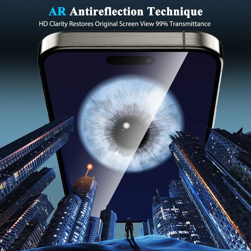 4 قطعة غطاء كامل واقيات الشاشة من الزجاج المقسى لـ 17 16 Pro Max 15 14 Plus 13 12 11 Pro Mini 16e Air X XR XS Max فيلم زجاجي #3