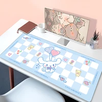Alfombrilla de ratón Kawaii para ordenador portátil, alfombrilla para teclado de gabinete de jugador de Anime, alfombrilla de escritorio de dibujos animados c-cinnamoroll, alfombrilla para ratón para juegos de PC para regalos de niñas