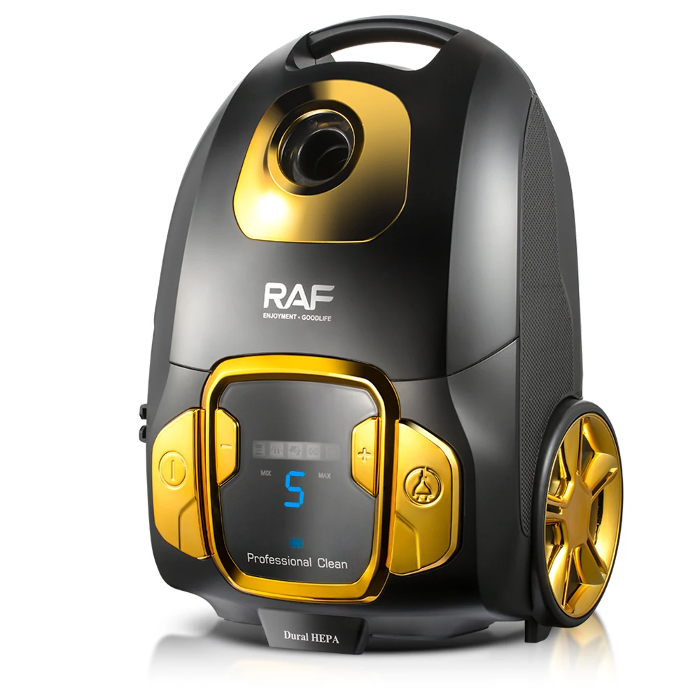 2800W 강력한 4L 대용량 세척 및 재사용 가능한 가방 진공 청소기