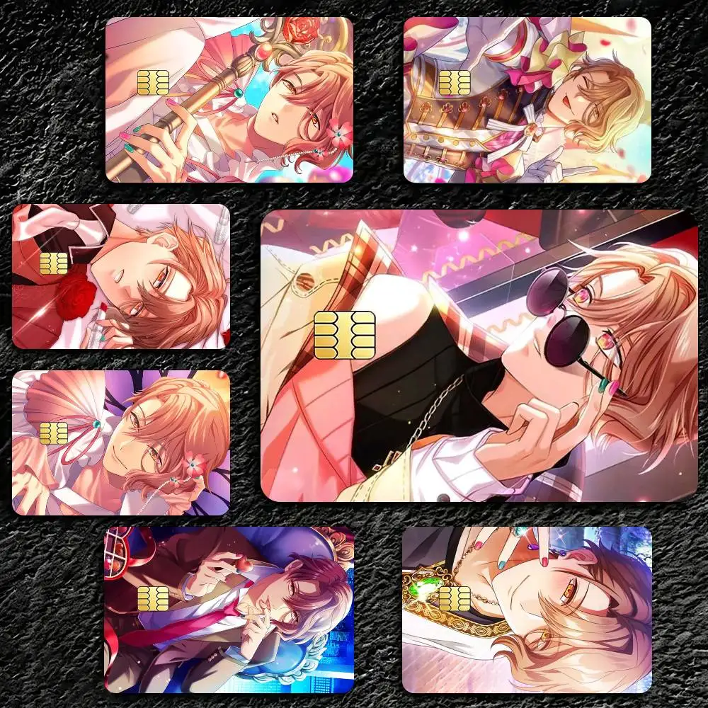 Anime Obey Me Asmodeus Credit Card HD Stickers Premium matte film effectively prevents fingerprints and daily abrasion.