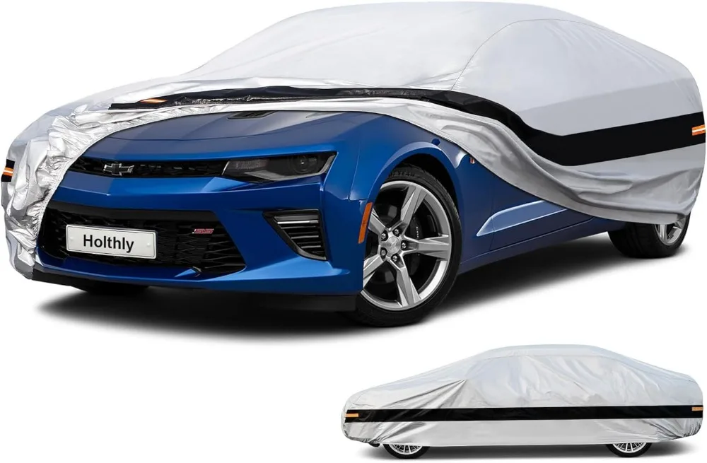 

10 Layer Waterproof All Weather Car Cover for Automobiles, Rain Snow UV Dust Protection, Custom Fit for Various Models