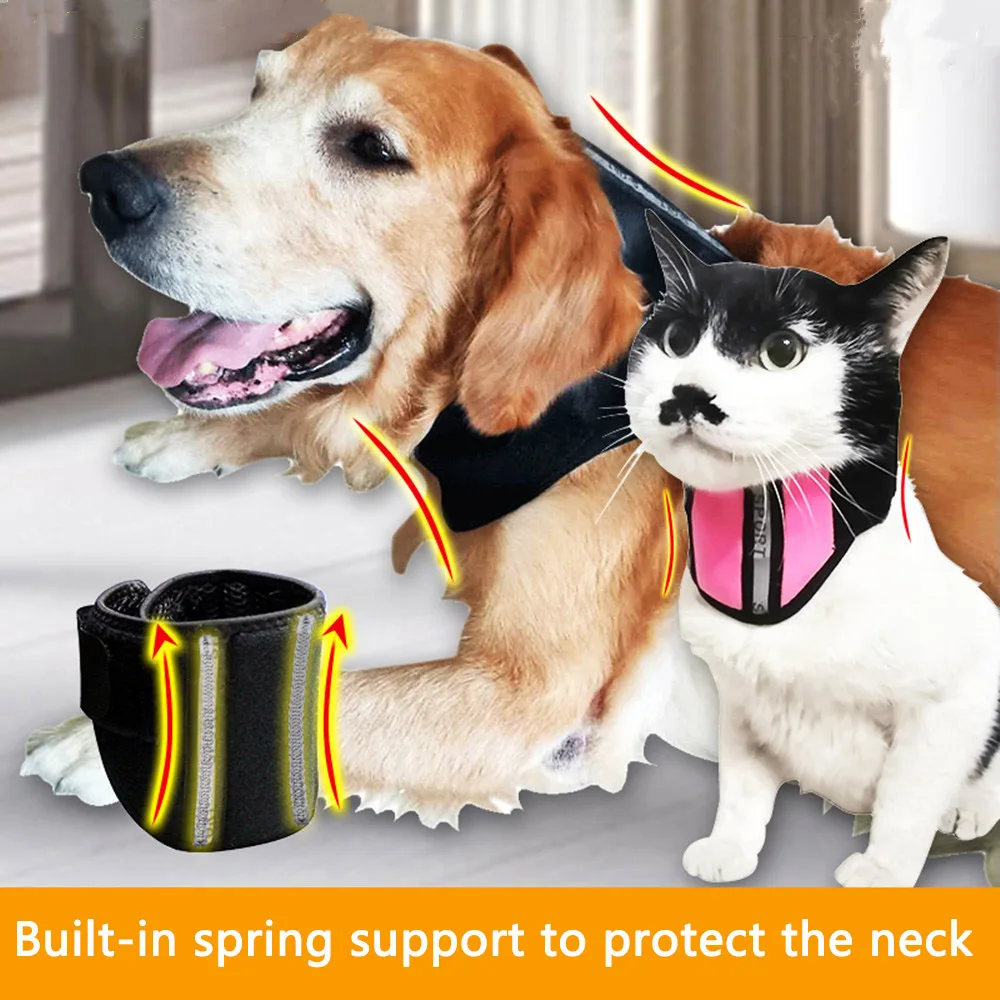 Cats And Dogs Cervical Spine Sprain Protection Support Pet Dog Neck Brace Neck Dislocation Pain Arthritis Fixed Protection