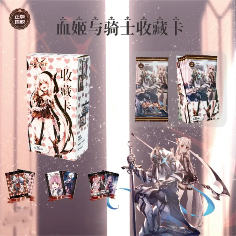 

Серия Кровь Принцесса и Рыцарь Манга Коллекционные карты Горячие кровавые волшебные комиксы Высокое качество Изысканные аниме Периферийные подарки