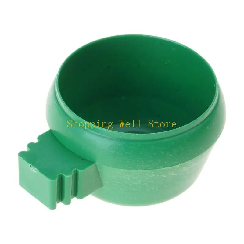 KX4B VART cho ăn cốc an toàn Nhựa Bird Bowl Water Water với tay cầm dễ dàng sửa chữa trong lồng cho Finch Canary