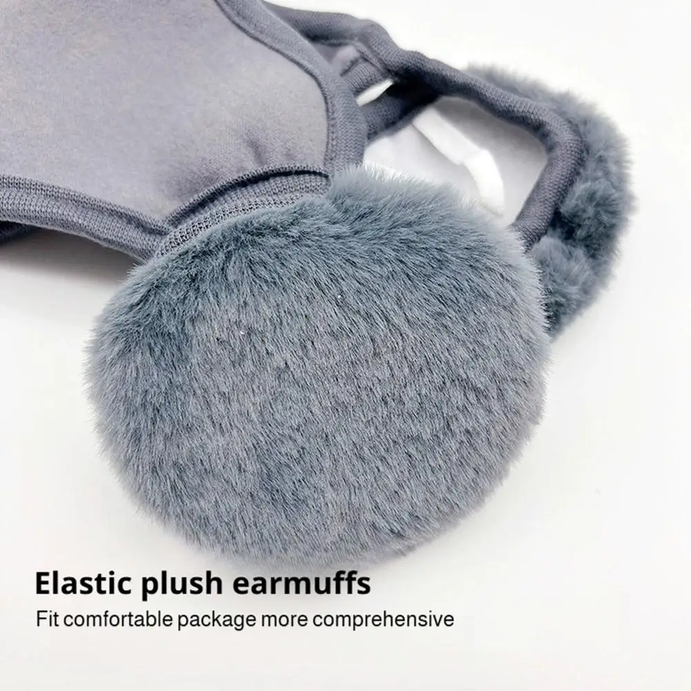 1pc-Winter Mask Warm Mask, Full Cover Face Mask Outdoor Windproof Mask, Breathable Thickened Dustproof Reusable Mask ﻿