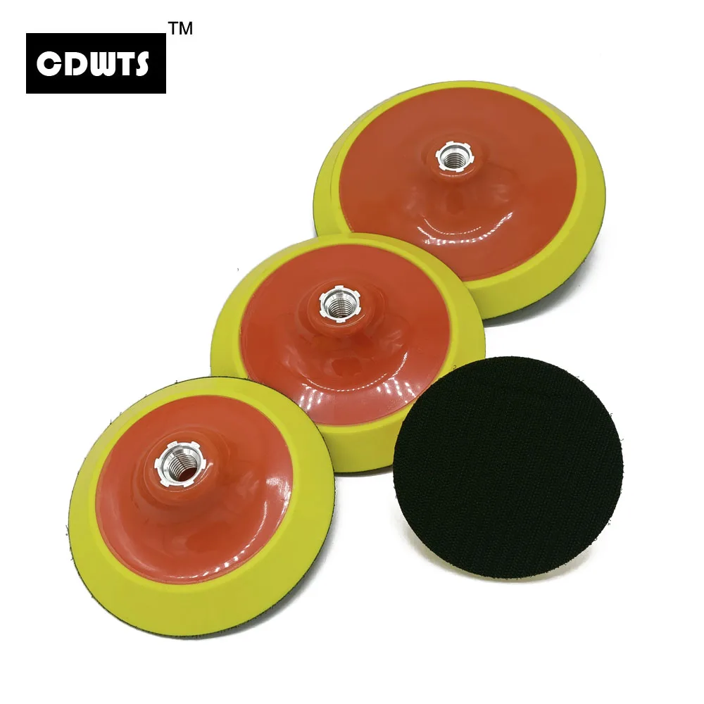 4/5/6/7inch Backing Plate M14 M58 Sanding pad Backer 100/125/150/180mm Plastic Backer Pads For Grinder Machine and Polish Pads