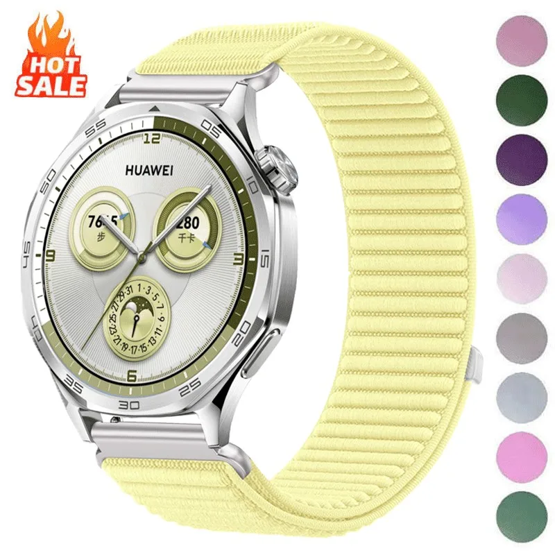 18 20 22mm Sports Nylon Band for Samsung Galaxy Watch 7 6 5 4 Weave Bracelet for Huawei Watch GT6 GT5 GT4 41mm GT6 Pro Strap