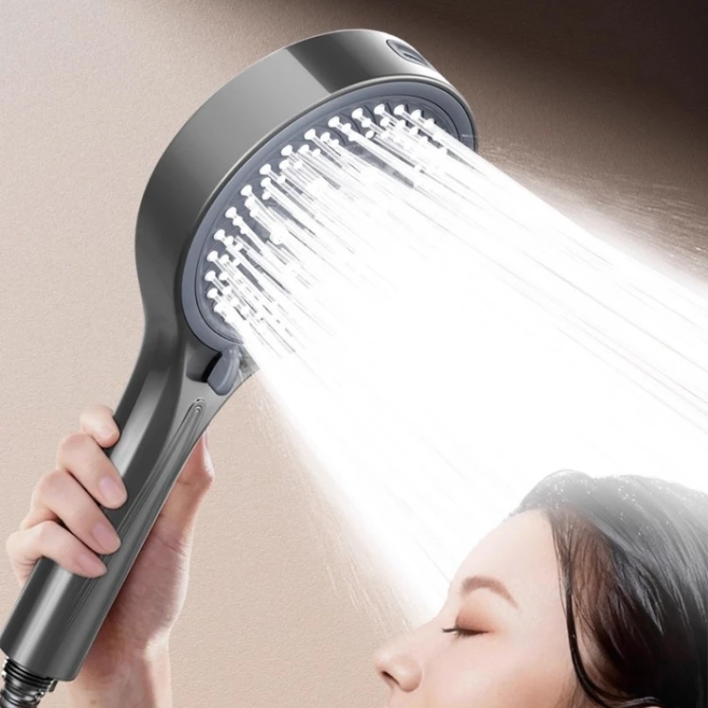 

Душевая лейка высокого давления с 7 режимами регулировки струи, фильтром и эффектом дождя, аксессуары для ванной комнаты