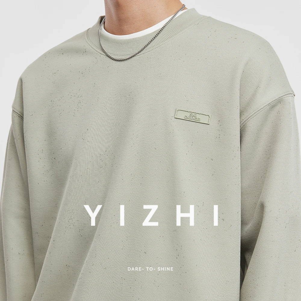 Fashion Men's Long Sleeve Sweatshirt 2025 Spring Autumn New All-match Loose Round Neck Pullover Youth Outerwear Men's Sweatshirt