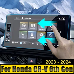 Car Accessories For Honda CR-V CRV 6th Gen 2023 2024 2025 Hybrid Tempered Glass GPS Navigation Screen Protective Film Stickers