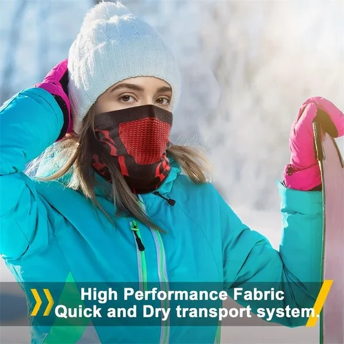Imagen 2 del producto Mascarilla térmica transpirable para el cuello, polaina multideportiva para ciclismo, esquí, senderismo, bufanda a prueba de viento, accesorios Unisex para invierno y exteriores