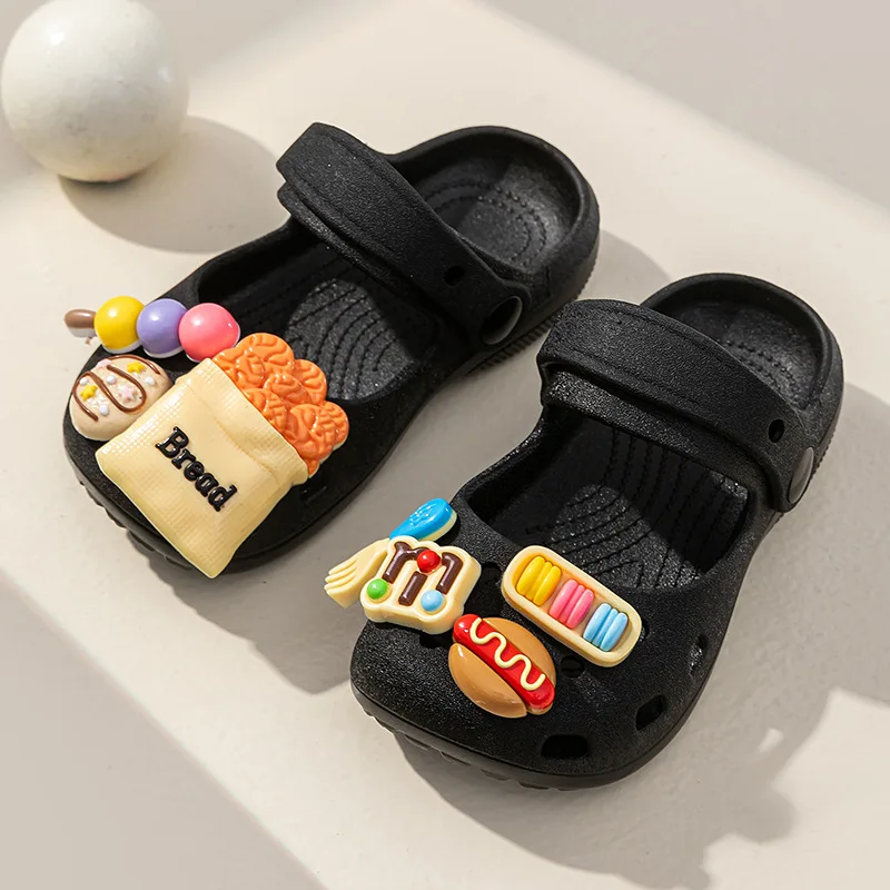 2026 Summer Children's DIY Design Cartoon Casual Sandals - Breathable Non-Slip Slippers for Boys & Girls - Home & Beach Slippers - view 3