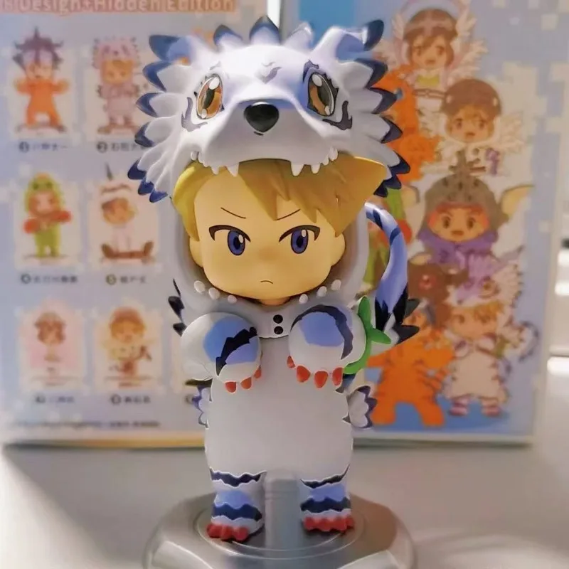 Bandai-figura de acción de Digimon Adventure genuina en estante, bonitos juguetes coleccionables, adorno de escritorio, modelo de figuras de acción, juguete para niños