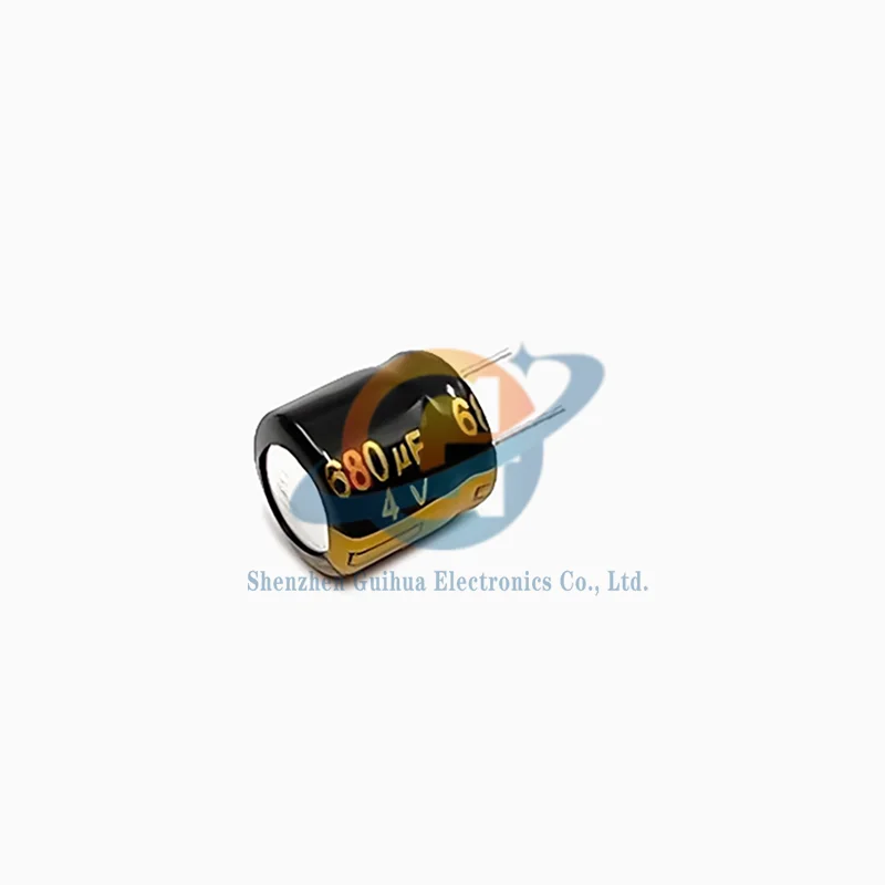 10pcs 4V680uf high frequency, low impedance, long life electrolytic capacitor, volume 8X7MM