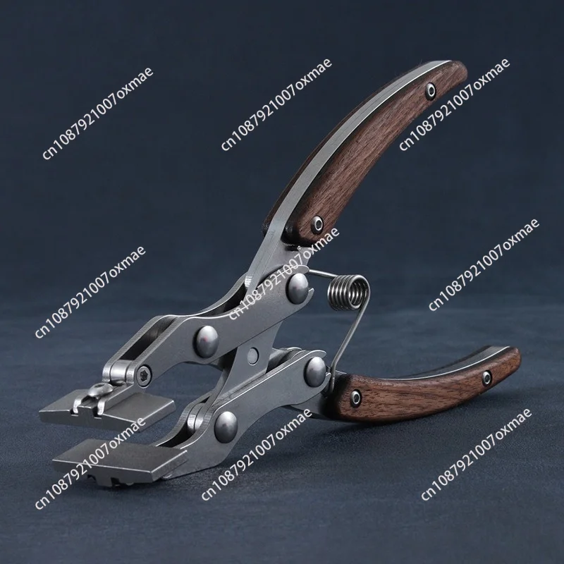 Second Generation, Flat Mouth Pliers, Parallel Pliers, Handmade DIY Leather Jaw 38mm 350g