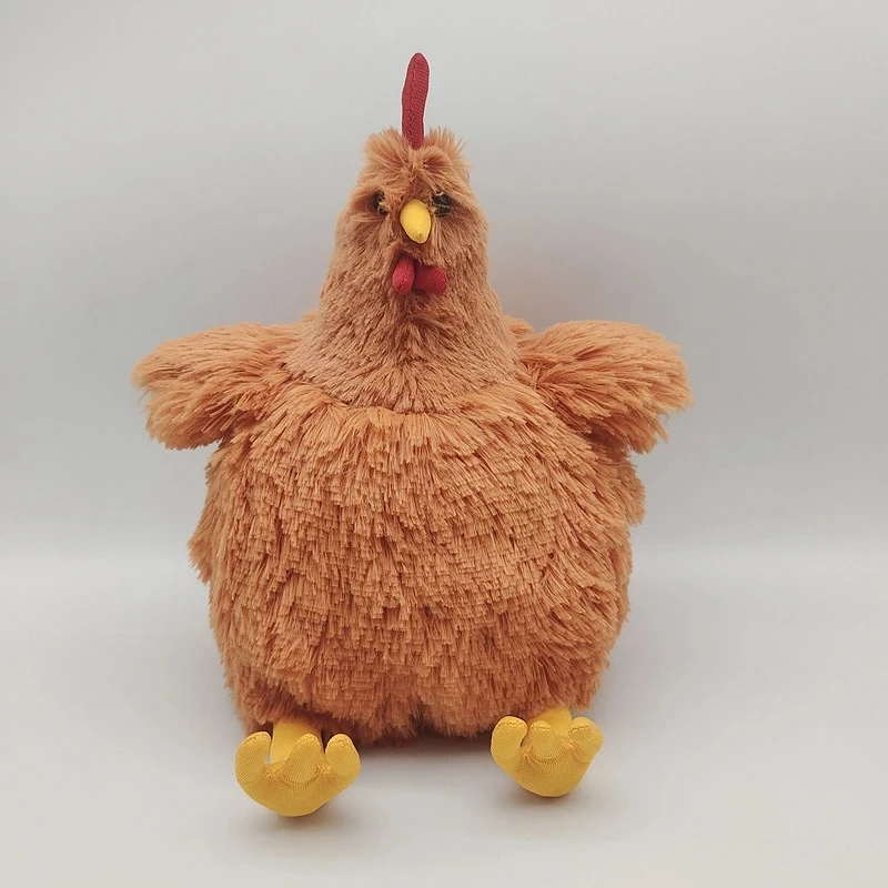 23cm Cecil Simulation Chicken Plush Toy Cute Jellycats Chicken Plushie Dolls Soft Stuffed Animals Model Toys Home Decor For Gift