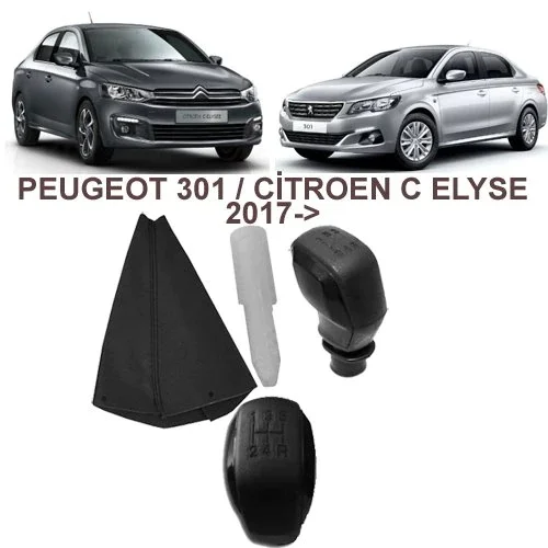 

GEAR KNOB (SPORTS TYPE-BLACK) + GEAR SLEEVE BELLOWS 301-C ELYSEE 12- 357021861