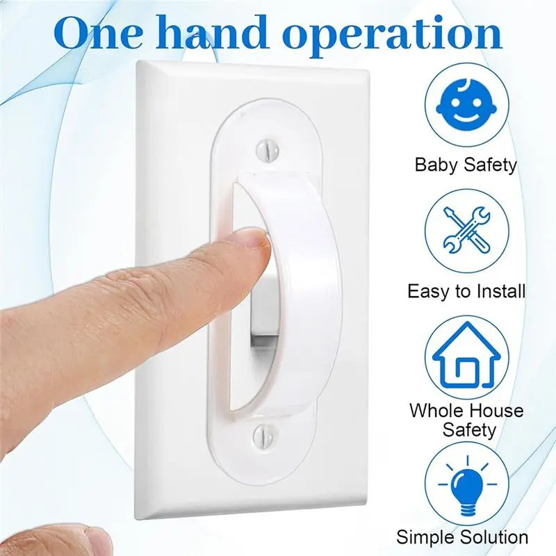 A11E-2 Pack Light Switch Guard, Light Plates Switch Covers, Childproof Outlet Cover, Child Proof Light Switch Cover