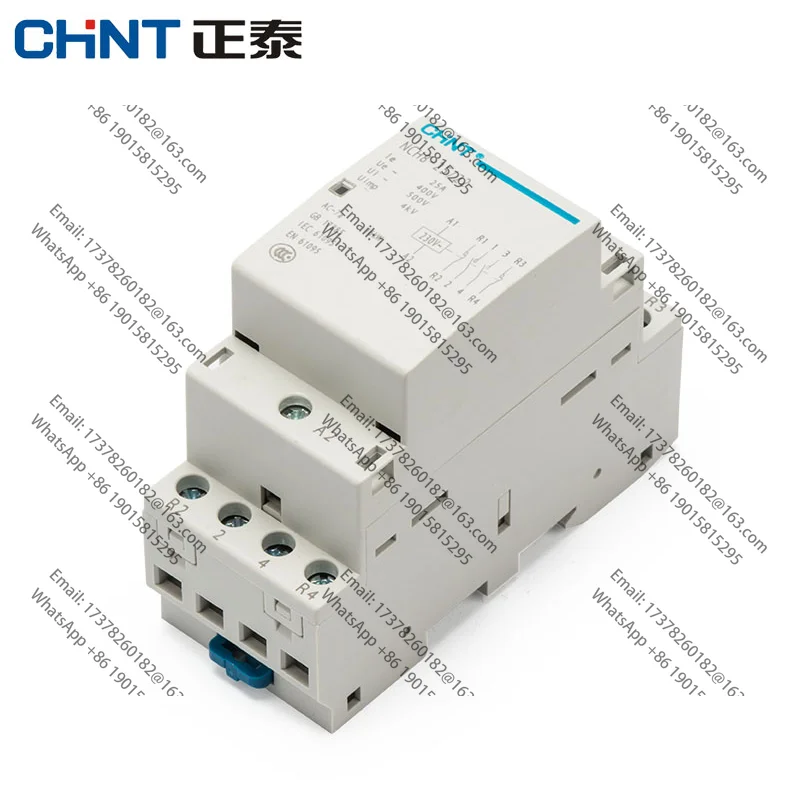CHNT CHINT-Contactor doméstico Modular NCH8-25/20، 220 فولت، 230 فولت، تيار متردد، 25 أمبير، 1NO، 1NC، 2NO، 2NC سعر 5 قطع
