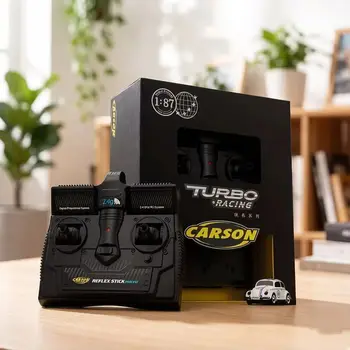 Nowy Mini 1/87 TURBO RACING Miniaturowy Symulowany Model Samochodu Żuk Sterowany Zdalnie, Zabawka Modelarska na Biurko do Użytku Wewnętrznego, Prezent Dla Wszystkich Entuzjastów RC