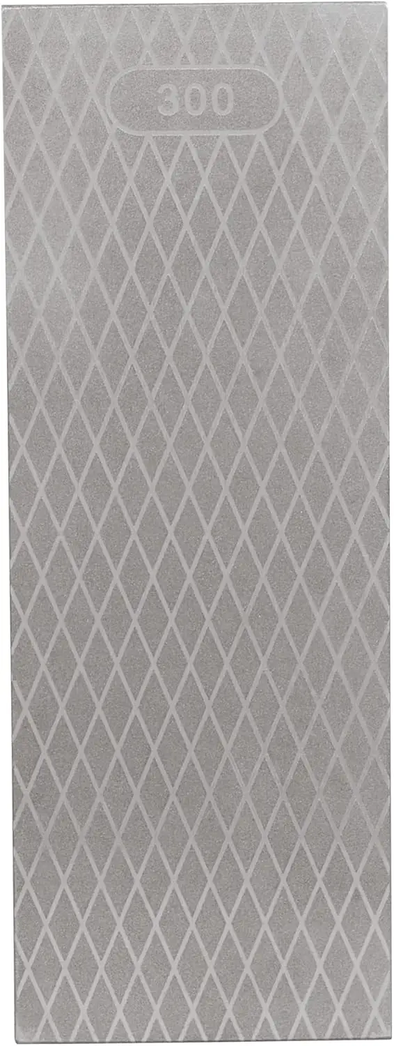 

Professional Double-Sided Diamond Sharpening Stone Kit with 300/1000 Grit, Non-Slip Mat & Accessories