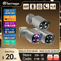 Techage 4MP 5MP 4K POE Camera AI Smart Two Way Audio Outdoor Face Detection CCTV Video Surveillance AI IP Camera for NVR System