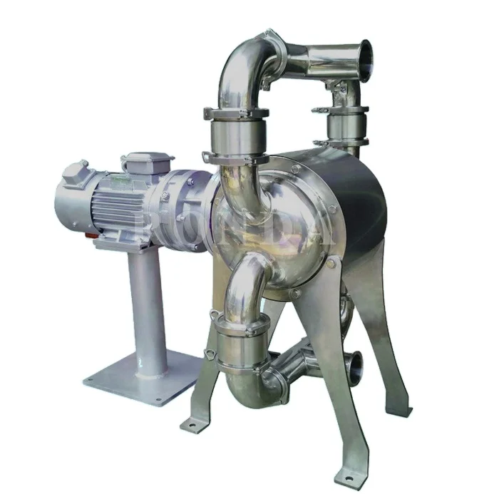 

DBW QBW Stainless Steel Sanitary Electric Diaphra Pump Air Operated Diaphra Pump