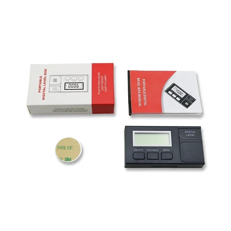 Portable Digital Bevel Box 360 Degree Min Digital Protractor Inclinometer Level Box Magnetic Base Electronic Protractor