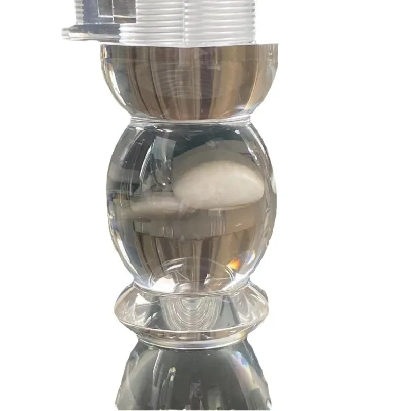 Table acrylique transparente, table de mariage, table ronde de réception de mariage, transparente