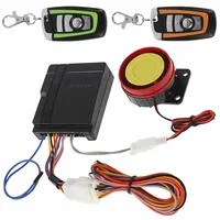 12V Universal Motorcycle Alarm System Remote Control Key Engine Start 125dB Two-way Anti-theft Security Alarm System