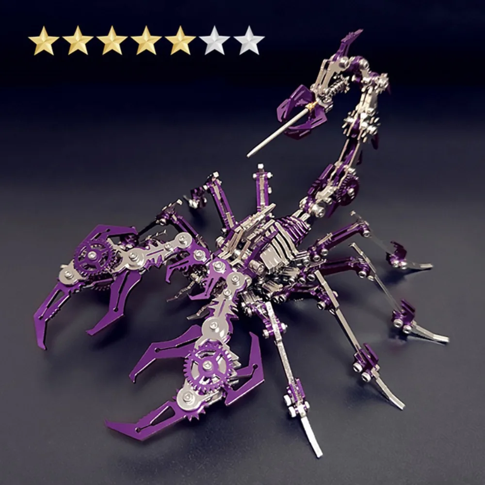 

3D Scorpions Metal Puzzle Steampunk Mechanical Insect Model Kit Floatingcity Steel Warcraft Assemble Jhandmade Toy For Adults