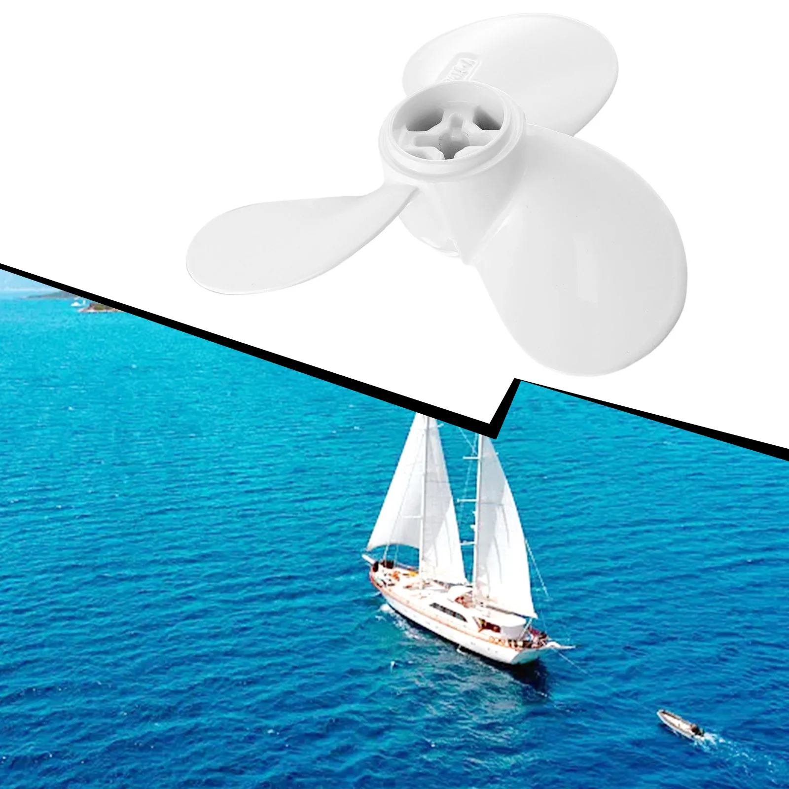 Brand New Motor Propeller Propeller Outboard Motor Propeller 7 1/4 5-A Model Numbe Aluminum Alloy For Hangkai 3.5HP